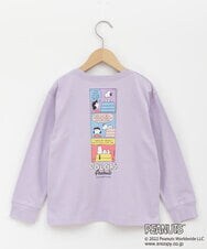 KJKJP80024 a.v.v KIDS(アー・ヴェ・ヴェ) [100-130]【数量限定】PEANUTS×a.v.vスヌーピープリントロンT ラベンダー