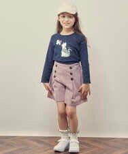 KJKJQ31024 a.v.v KIDS(アー・ヴェ・ヴェ) [140-150]スパンコールアソート長袖Tシャツ ネイビー