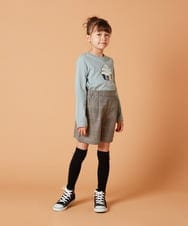 KJKJS30019 a.v.v KIDS(アー・ヴェ・ヴェ) [100-130]アソートモチーフスパンコールロンＴ ミント