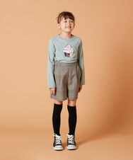 KJKJS30019 a.v.v KIDS(アー・ヴェ・ヴェ) [100-130]アソートモチーフスパンコールロンＴ ミント