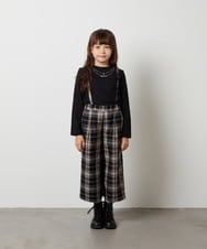 KJKJS31019 a.v.v KIDS(アー・ヴェ・ヴェ) [100-130]アソートロゴデザインロンＴ ボーダー