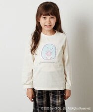 KJKJS80029 a.v.v KIDS(アー・ヴェ・ヴェ) [100-140]【すみっコぐらし】リバーシブルスパンコール長袖Ｔシャツ ピンク