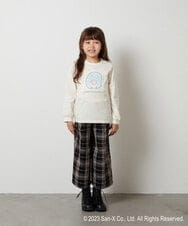 KJKJS80029 a.v.v KIDS(アー・ヴェ・ヴェ) [100-140]【すみっコぐらし】リバーシブルスパンコール長袖Ｔシャツ ピンク