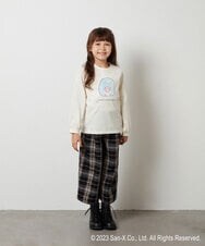 KJKJS80029 a.v.v KIDS(アー・ヴェ・ヴェ) [100-140]【すみっコぐらし】リバーシブルスパンコール長袖Ｔシャツ ピンク