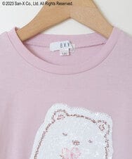 KJKJS80029 a.v.v KIDS(アー・ヴェ・ヴェ) [100-140]【すみっコぐらし】リバーシブルスパンコール長袖Ｔシャツ ピンク