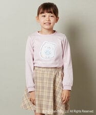 KJKJS80029 a.v.v KIDS(アー・ヴェ・ヴェ) [100-140]【すみっコぐらし】リバーシブルスパンコール長袖Ｔシャツ ピンク