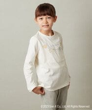 KJKJS82029 a.v.v KIDS(アー・ヴェ・ヴェ) [100-140]【すみっコぐらし】ネックレス風長袖Ｔシャツ アイボリー