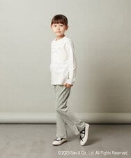 KJKJS82029 a.v.v KIDS(アー・ヴェ・ヴェ) [100-140]【すみっコぐらし】ネックレス風長袖Ｔシャツ アイボリー