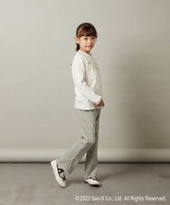 KJKJS82029 a.v.v KIDS(アー・ヴェ・ヴェ) [100-140]【すみっコぐらし】ネックレス風長袖Ｔシャツ アイボリー