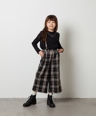 KJKJT31024 a.v.v KIDS(アー・ヴェ・ヴェ) [140-150]アソートロゴデザインロンＴ ベージュ