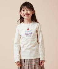 KJKJV35019 a.v.v KIDS(アー・ヴェ・ヴェ) [100-130]アソートアートロンＴ ピンク