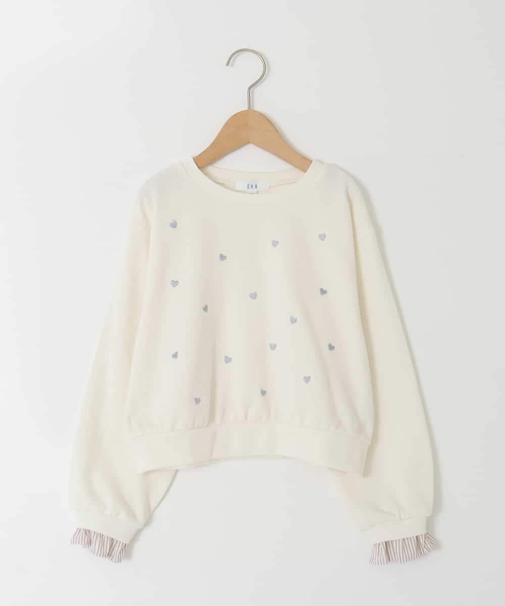 120-160]シャツレイヤー風プルオーバー(カットソー・Tシャツ) | a.v.v