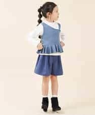 KJKKG06034 a.v.v KIDS(アー・ヴェ・ヴェ) [100-130]アシンメトリーニットベストセット[WEB限定サイズ] ブラウン