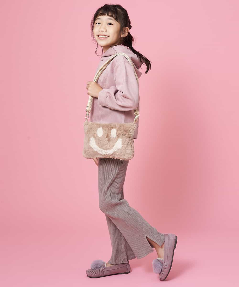 KJKKJ10024 a.v.v KIDS(アー・ヴェ・ヴェ) 【洗濯機で洗える】[100-130]フェイクスエードダンボールパーカー[WEB限定サイズ] ベージュ
