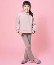 KJKKJ10024 a.v.v KIDS(アー・ヴェ・ヴェ) 【洗濯機で洗える】[100-130]フェイクスエードダンボールパーカー[WEB限定サイズ] ベージュ