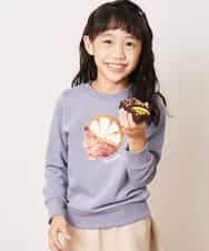 KJKKJ11024 a.v.v KIDS(アー・ヴェ・ヴェ) [100-130]トゥインクルスパンコールトレーナー[WEB限定サイズ] ブルー
