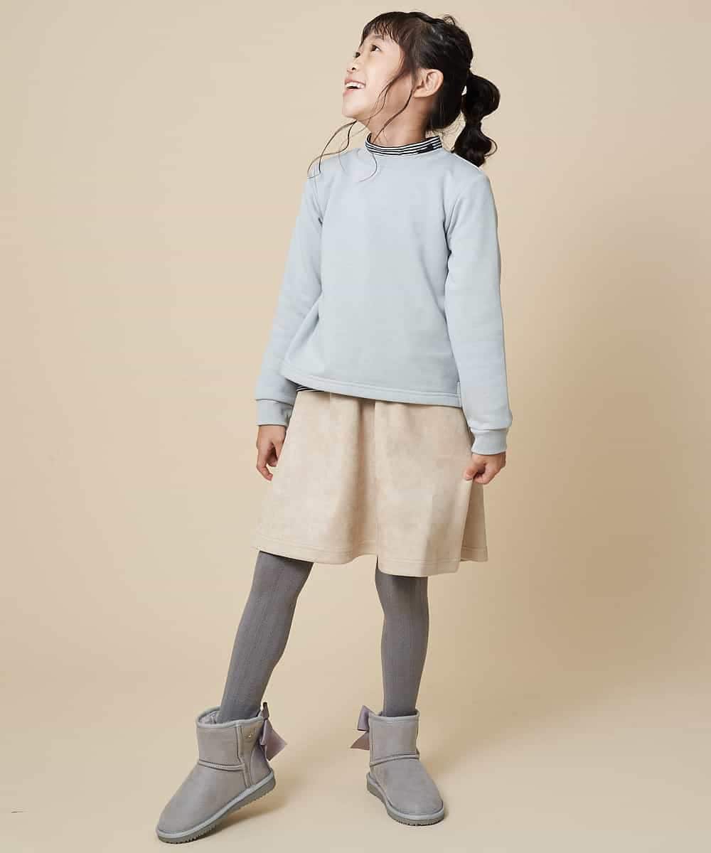 KJKKJ15019 a.v.v KIDS(アー・ヴェ・ヴェ) [100-130]バックレースアップトレーナー[WEB限定サイズ] ライトブルー