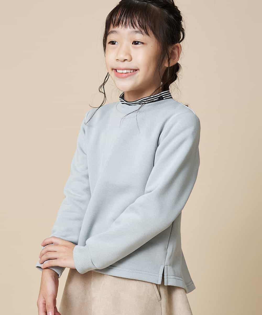 KJKKJ15019 a.v.v KIDS(アー・ヴェ・ヴェ) [100-130]バックレースアップトレーナー[WEB限定サイズ] ライトブルー