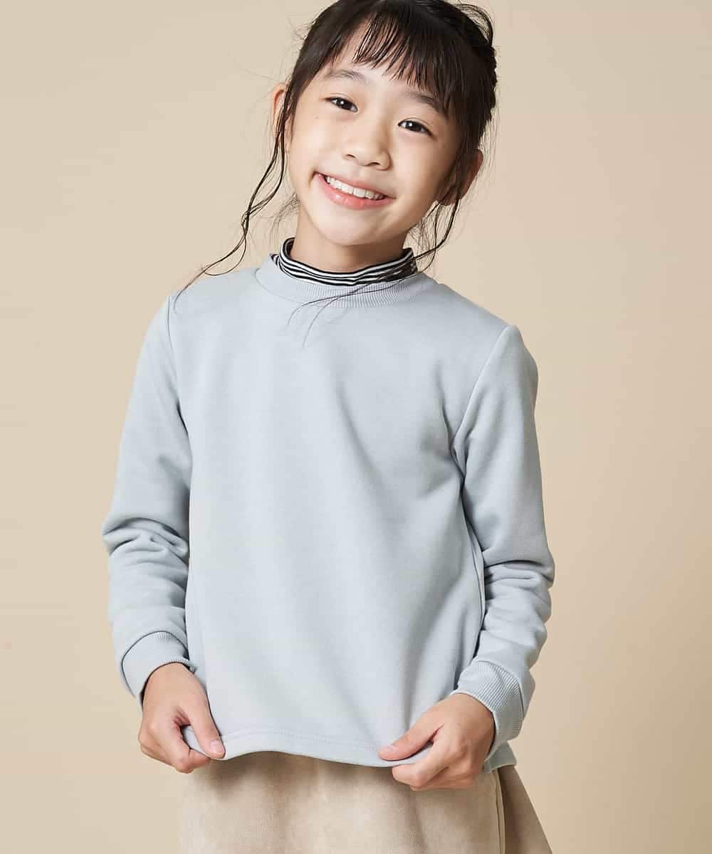 KJKKJ15019 a.v.v KIDS(アー・ヴェ・ヴェ) [100-130]バックレースアップトレーナー[WEB限定サイズ] ライトブルー