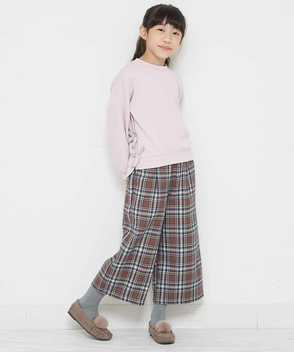 KJKKM49019 a.v.v KIDS(アー・ヴェ・ヴェ) [100-130]【人気No.1】サイドリボントレーナー ブルー