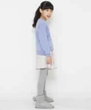 KJKKM49019 a.v.v KIDS(アー・ヴェ・ヴェ) [100-130]【人気No.1】サイドリボントレーナー ブルー