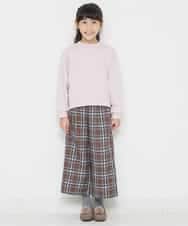KJKKM49019 a.v.v KIDS(アー・ヴェ・ヴェ) [100-130]【人気No.1】サイドリボントレーナー ブルー