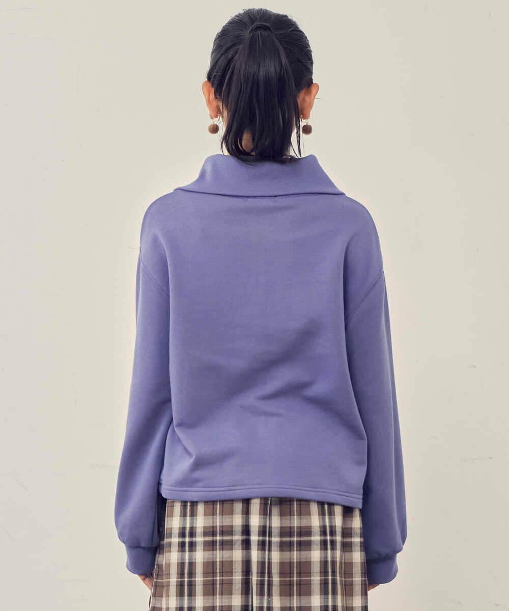 KJKKP41024 a.v.v KIDS(アー・ヴェ・ヴェ) [100-130]ハーフジップトレーナー ベージュ