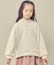 KJKKP42024 a.v.v KIDS(アー・ヴェ・ヴェ) [100-130]ロゴパーカー アイボリー