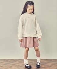 KJKKP42024 a.v.v KIDS(アー・ヴェ・ヴェ) [100-130]ロゴパーカー アイボリー