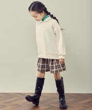 KJKKP42024 a.v.v KIDS(アー・ヴェ・ヴェ) [100-130]ロゴパーカー アイボリー