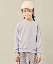 KJKKP51019 a.v.v KIDS(アー・ヴェ・ヴェ) [100-130]サイドレースアップリボントレーナー ラベンダー
