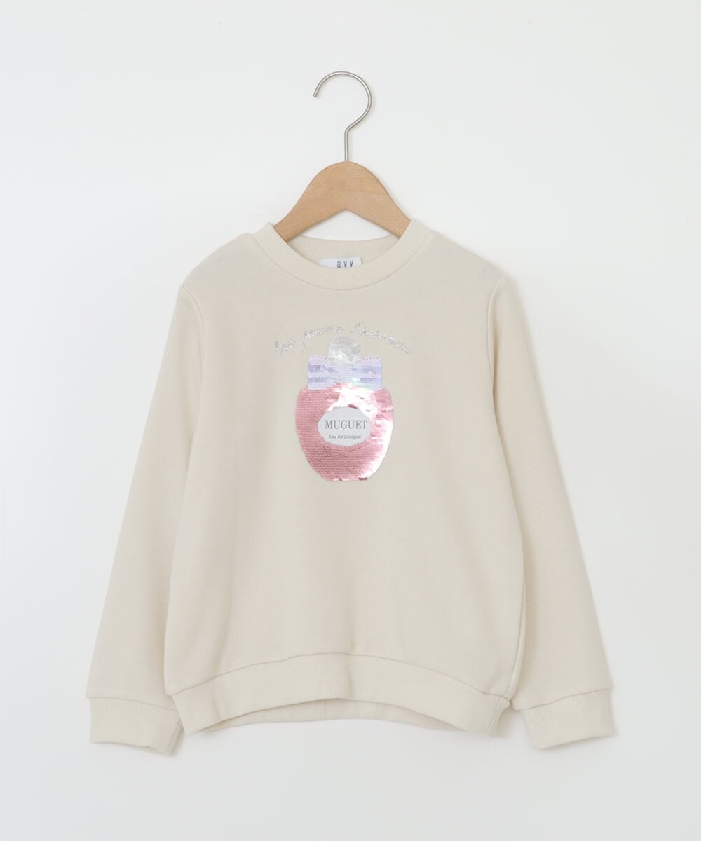 160]トゥインクルスパンコールトレーナー(カットソー・Tシャツ