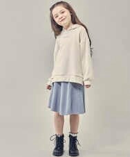 KJKKR42034 a.v.v KIDS(アー・ヴェ・ヴェ) [160]ロゴパーカー アイボリー