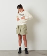 KJKKT41029 a.v.v KIDS(アー・ヴェ・ヴェ) [140-150]スパンコールモチーフトレーナー ライトグレー
