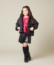 KJKLA41034 a.v.v KIDS(アー・ヴェ・ヴェ) [120-160]リボンテープトレーナー アイボリー