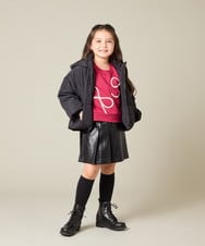KJKLA41034 a.v.v KIDS(アー・ヴェ・ヴェ) [120-160]リボンテープトレーナー アイボリー