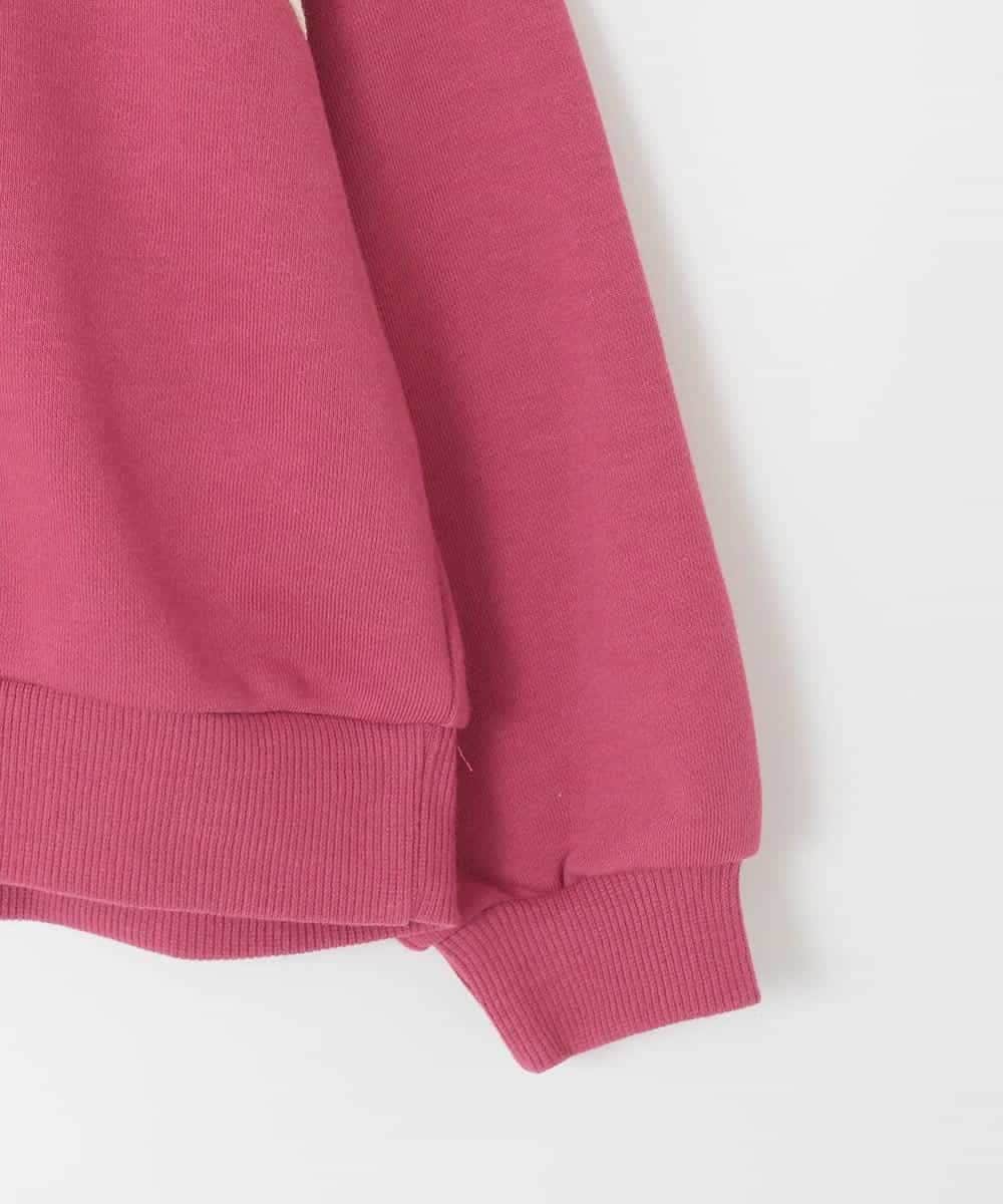 KJKLA41034 a.v.v KIDS(アー・ヴェ・ヴェ) [120-160]【立体リボンがカワイイ/通学にもオススメ】リボンテープ裏毛トレーナー ピンク