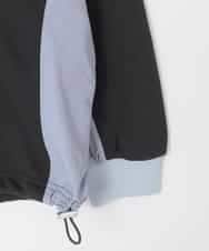 KJKLA42039 a.v.v KIDS(アー・ヴェ・ヴェ) [130-160]【切り替えバイカラー/スポーティ】配色切り替えロゴトレーナー ブラック