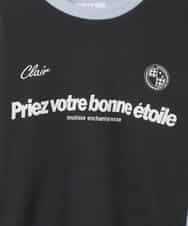 KJKLA42039 a.v.v KIDS(アー・ヴェ・ヴェ) [130-160]【切り替えバイカラー/スポーティ】配色切り替えロゴトレーナー ブラック