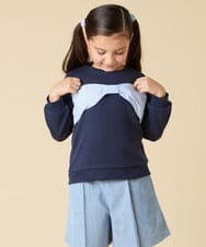 KJKLA47026 a.v.v KIDS(アー・ヴェ・ヴェ) [110-150]【選べる３デザイン】モチーフアソートトレーナー ピンク