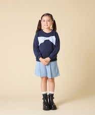 KJKLA47026 a.v.v KIDS(アー・ヴェ・ヴェ) [110-150]【選べる３デザイン】モチーフアソートトレーナー ピンク