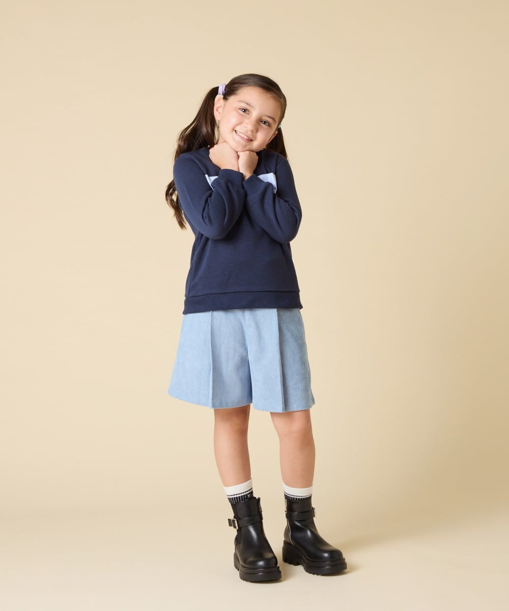 KJKLA47026 a.v.v KIDS(アー・ヴェ・ヴェ) [110-150]【選べる３デザイン】モチーフアソートトレーナー ピンク