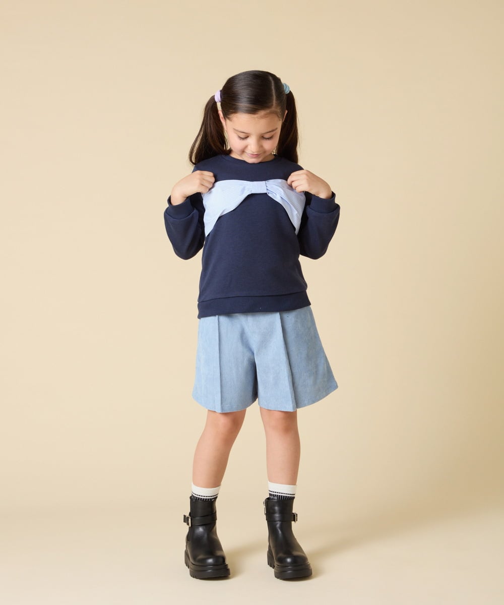 KJKLA47026 a.v.v KIDS(アー・ヴェ・ヴェ) [110-150]【選べる３デザイン】モチーフアソートトレーナー ピンク