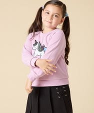 KJKLA47026 a.v.v KIDS(アー・ヴェ・ヴェ) [110-150]【選べる３デザイン】モチーフアソートトレーナー ピンク