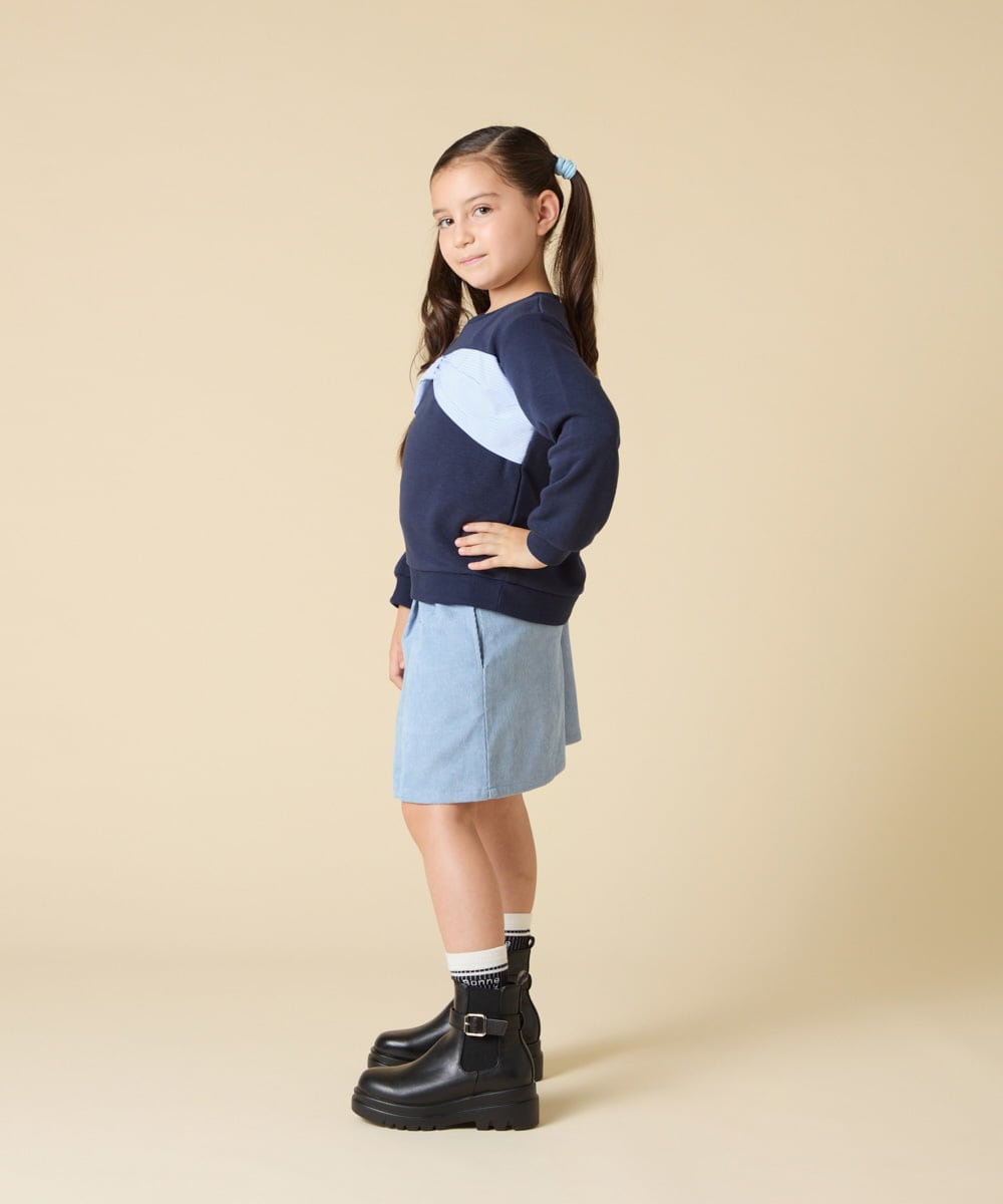 KJKLA47026 a.v.v KIDS(アー・ヴェ・ヴェ) [110-150]【選べる３デザイン】モチーフアソートトレーナー ピンク