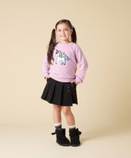 KJKLA47026 a.v.v KIDS(アー・ヴェ・ヴェ) [110-150]【選べる３デザイン】モチーフアソートトレーナー ピンク