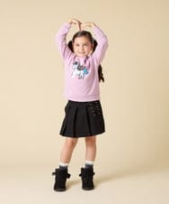 KJKLA47026 a.v.v KIDS(アー・ヴェ・ヴェ) [110-150]【選べる３デザイン】モチーフアソートトレーナー ピンク