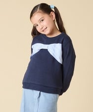 KJKLA47026 a.v.v KIDS(アー・ヴェ・ヴェ) [110-150]【選べる３デザイン】モチーフアソートトレーナー ネイビー