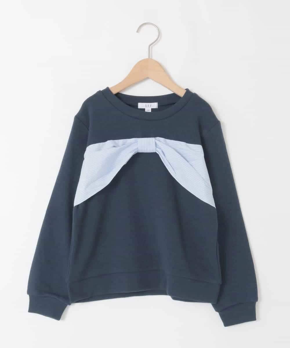 KJKLA47026 a.v.v KIDS(アー・ヴェ・ヴェ) [110-150]【通学にもオススメ/選べる３デザイン】モチーフアソートトレーナー ネイビー