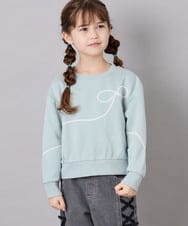 KJKLD09039 a.v.v KIDS(アー・ヴェ・ヴェ) [120-160]ラインリボントレーナー ミント